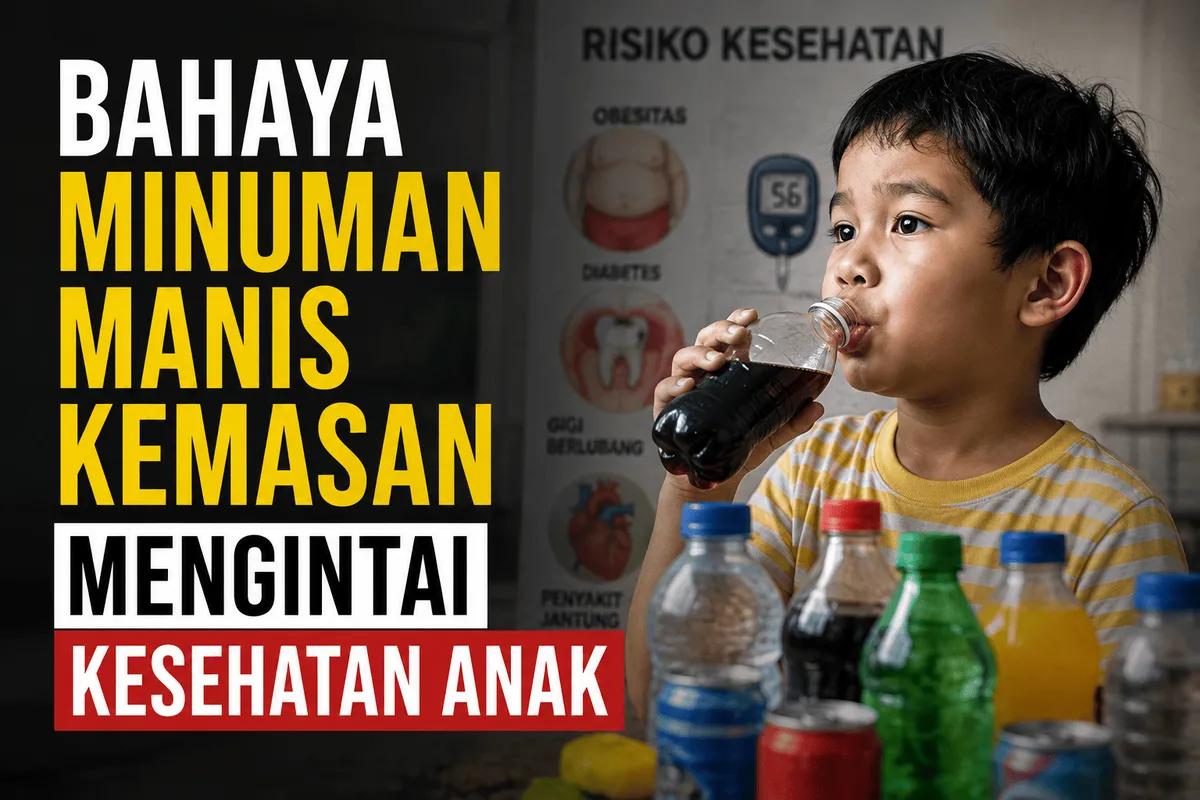 Bahaya Minuman Manis Kemasan Mengintai Kesehatan Anak