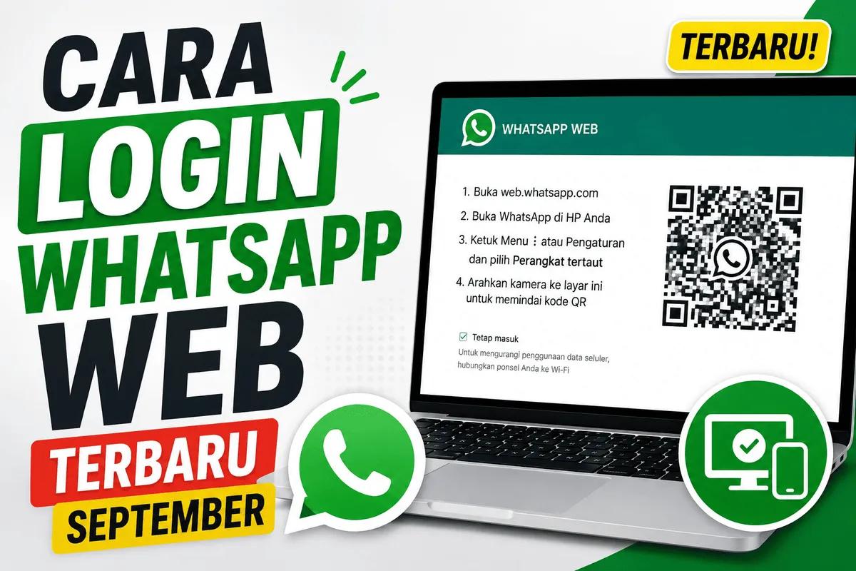 cara login whatsapp web