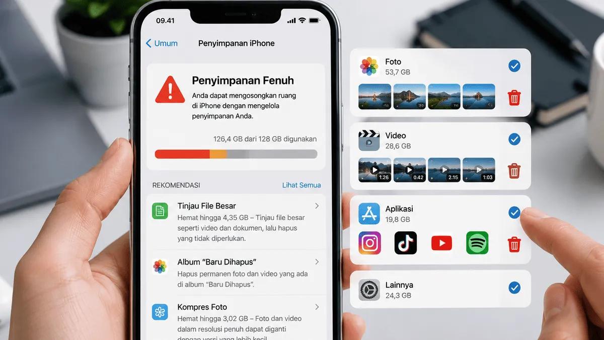 Cara Mengatasi Memori iPhone Penuh