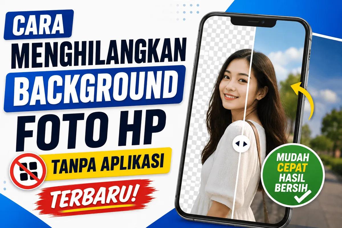 Cara Menghilangkan Background Foto HP