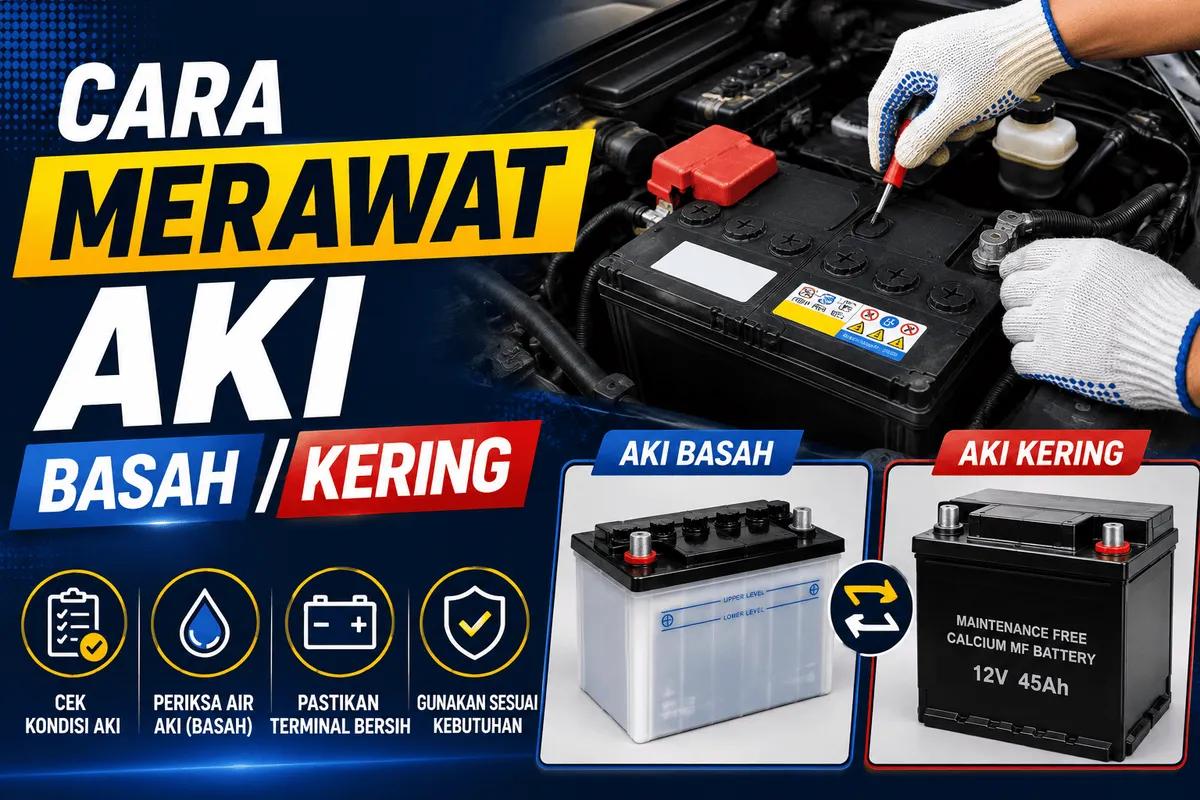 Cara Merawat Aki Basah / Kering