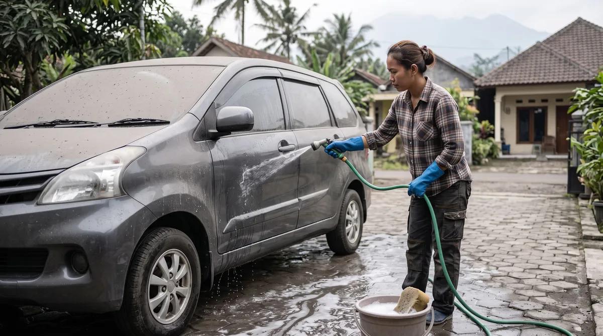 Cara Merawat Kendaraan dari Abu Vulkanik agar Cat dan Mesin Tetap Aman