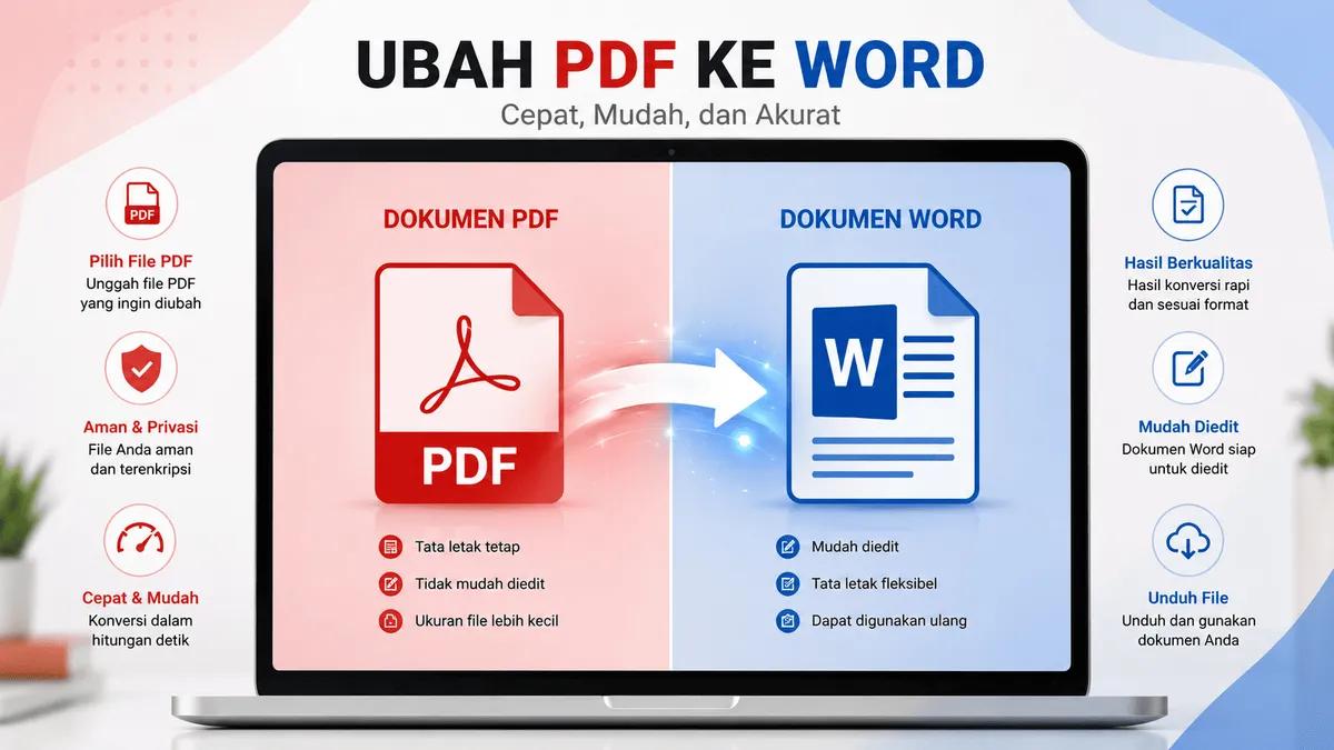 Cara Ubah PDF ke Word