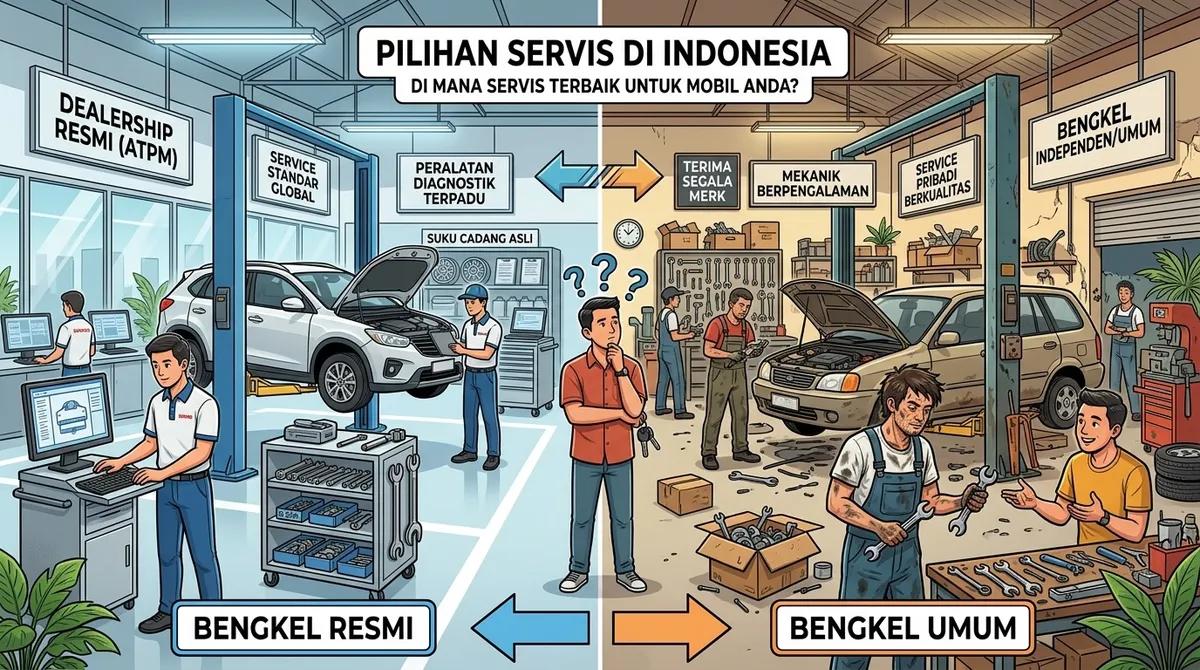Dilema Servis Kendaraan: Bengkel Resmi atau Bengkel Biasa? Ini Analisis TREN
