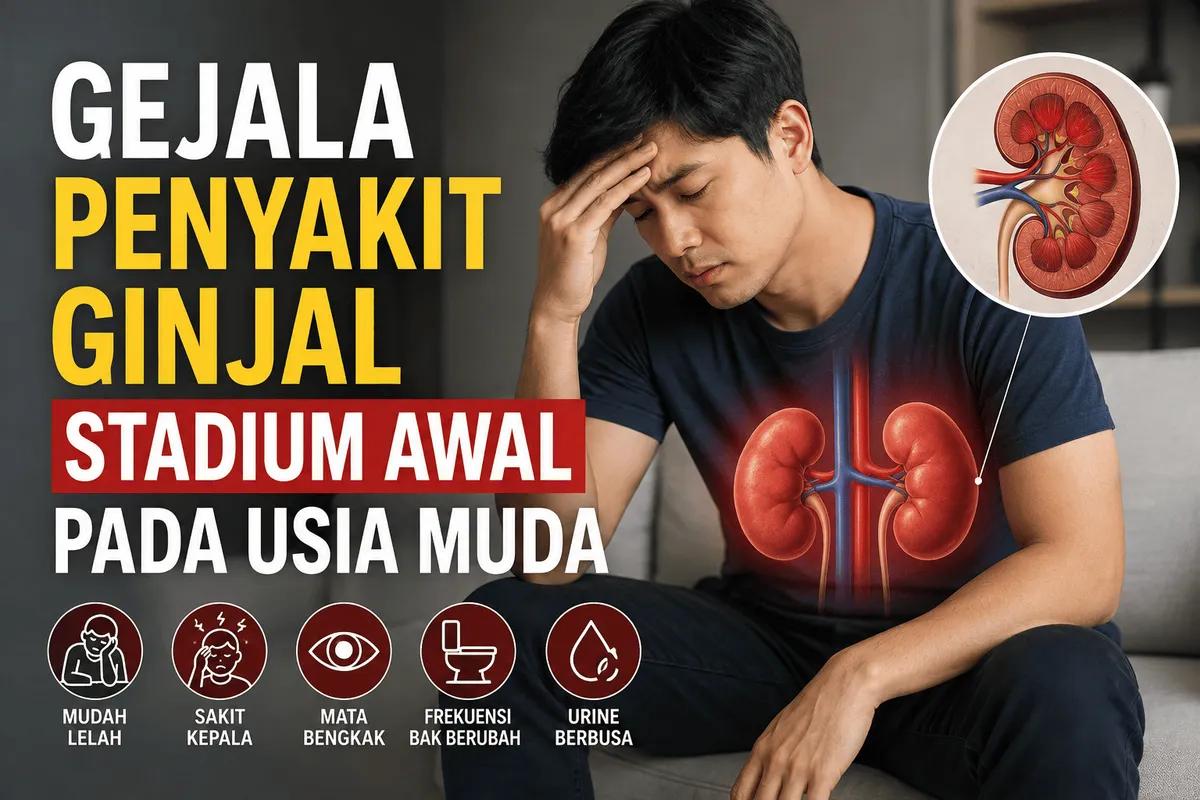 gejala penyakit ginjal stadium awal pada usia muda
