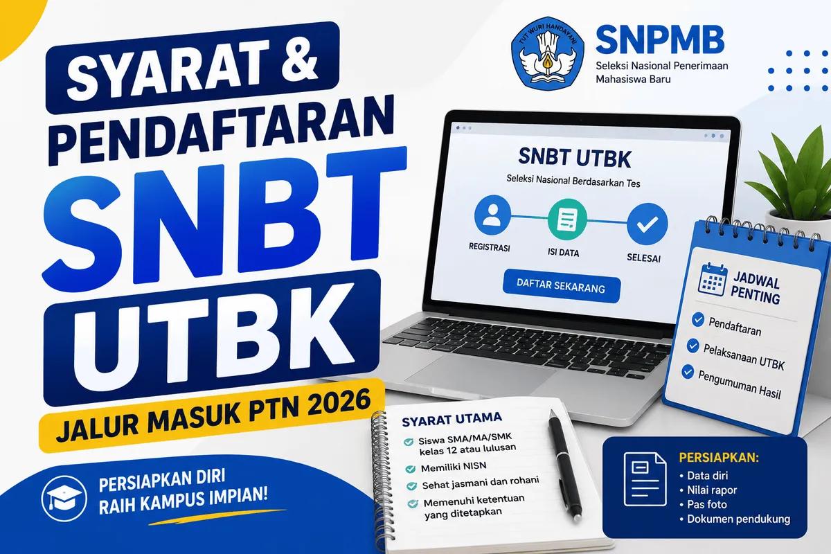 Cara Daftar SNBT UTBK: Syarat Penting, Alur Lengkap, dan Strategi Lolos Seleksi