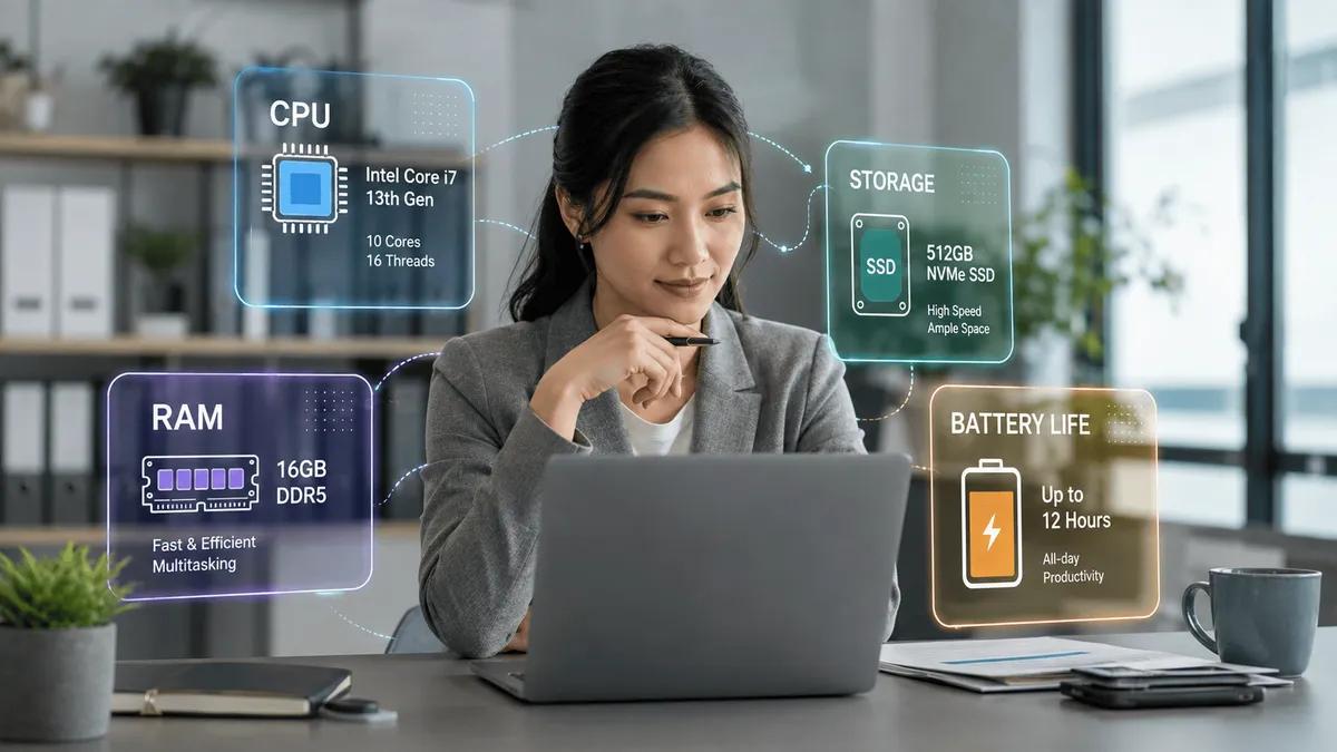 Cara Tepat Memilih Laptop Kerja: Pahami Spesifikasi, Kelebihan, dan Kekurangannya